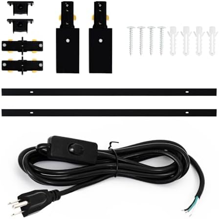 VANOOPEE H Track Lighting Rails Kit Durable Easy to Install