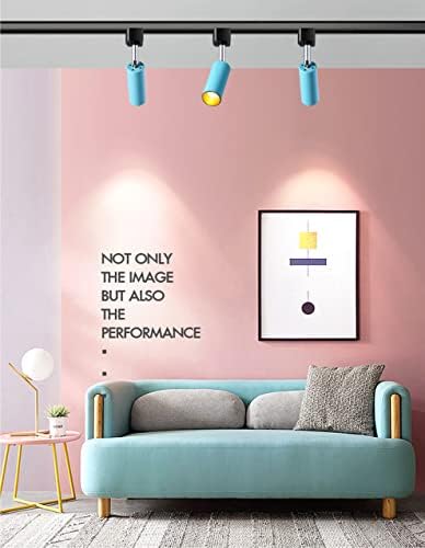 Adjustable LED Track Spotlight with Color-Changing Light