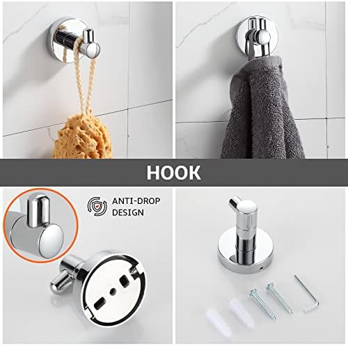 Stylish Chrome Bathroom Hardware Set