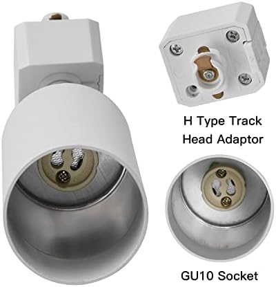 12-Light GU10 Track Lighting Kit with Modern Design