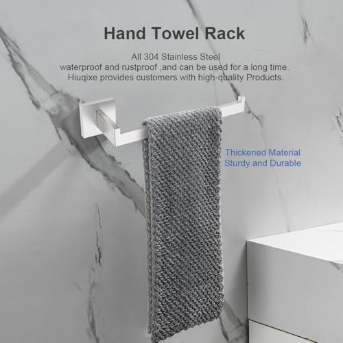 Stylish 5-Piece Bathroom Hardware Set with Brushed Nickel Finish