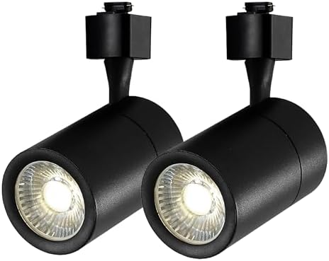Adjustable LED Track Lighting Heads - 30W 4000K Natural Light - Complete Kit