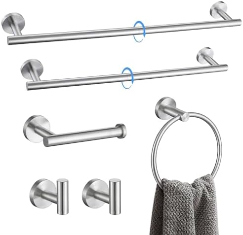 6-Piece Bath Towel Holder Set