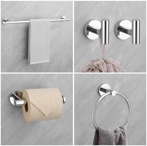 Chrome Bronze Bathroom towel bar set