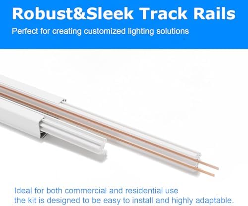 Sturdy H Track Lighting Rails Kit