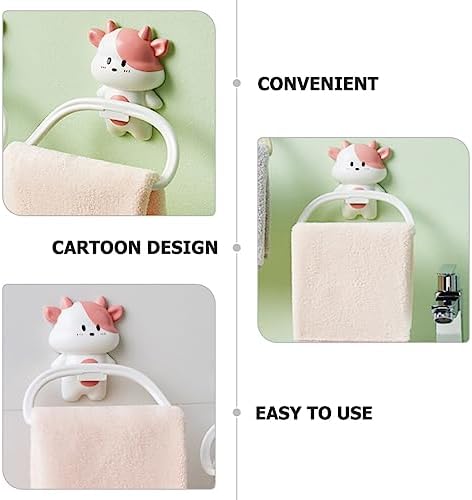 Cartoon Flat Ring Bathroom Towel Rack