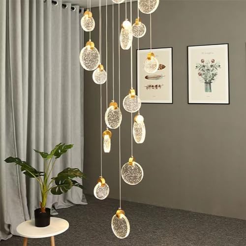 Modern Long Crystal Chandelier