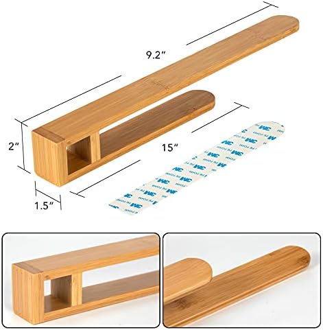 Sturdy Bamboo Towel Holder for Bathrooms