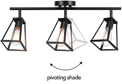 Globe Electric Industrial Track LightingFixture Matte Black