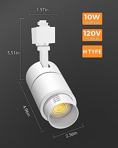 3-Color Adjustable LED Track Lighting Heads