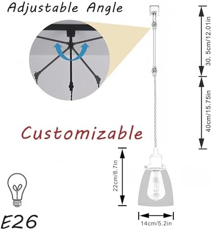 Adjustable LED Track Light with Timer for Hanging