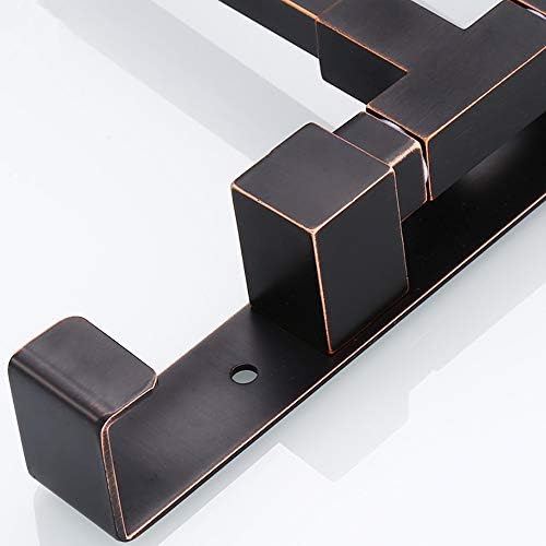 Space-Saving Oil-Rubbed Bronze Towel Holder