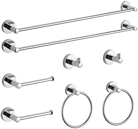 Stylish Chrome Bathroom Hardware Set