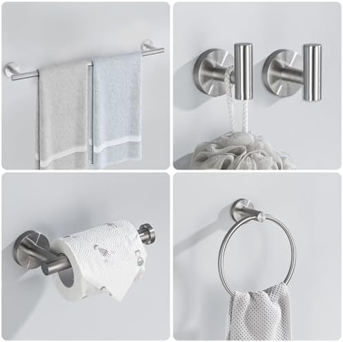 6-Piece Bath Towel Holder Set