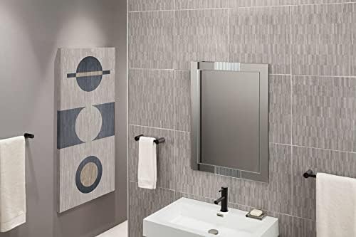 Moen Align Matte Black Towel Bar 24
