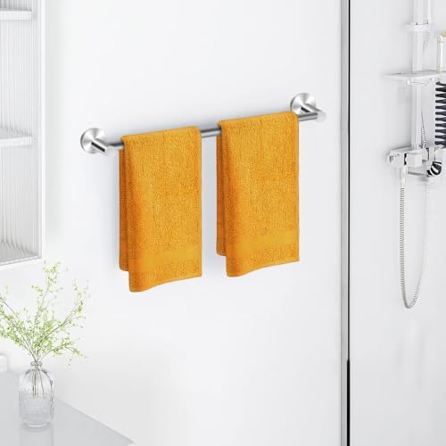 MGahyi Adjustable Towel Bar Silver - wall-mounted rustproof