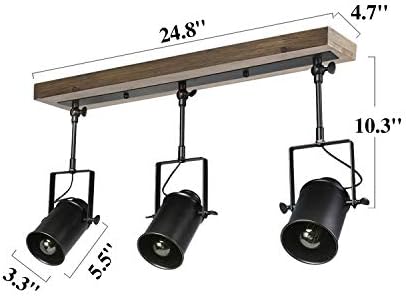 Stylish Adjustable Farmhouse Track Lighting