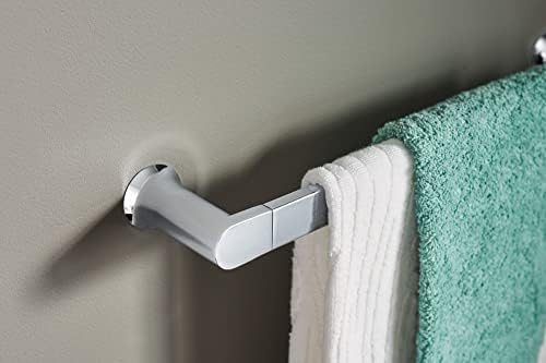 Muen Genta LX Chrome Modern 24-Inch Wall Mount Towel Holder