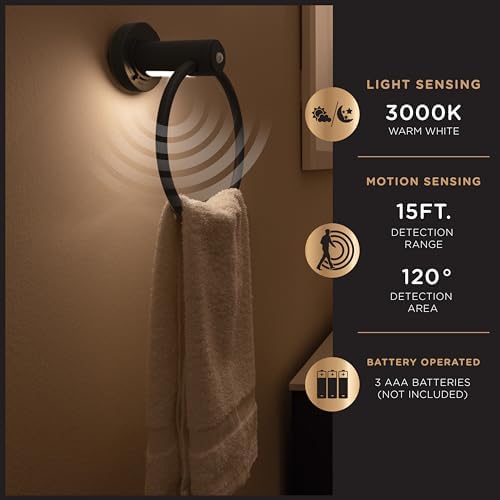 Convenient Stylish Motion-Operated Towel Holder Battery Operated Small Pretty