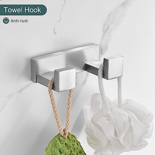 Sturdy Stainless Steel Towel Bar Set for the Bathroom