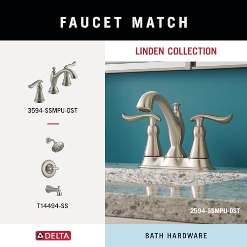 Delta Faucet 79446-SS Linden Towel Ring Perfect Brilliance Stainless Steel