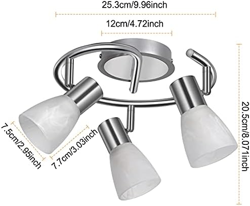 HiBay 3-Light Adjustable LED Ceiling Spotlight Modern Design