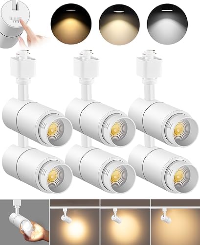 3-Color Adjustable LED Track Lighting Heads