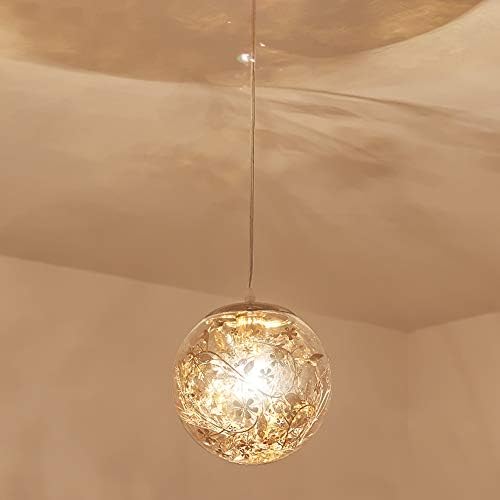 Trendy H-Type Pendant with Glass Shade