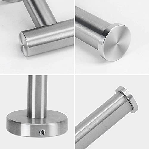 Premium Gold Toilet Paper Holder Rust-Proof Stainless Steel 2-Pack Brushed Nickel