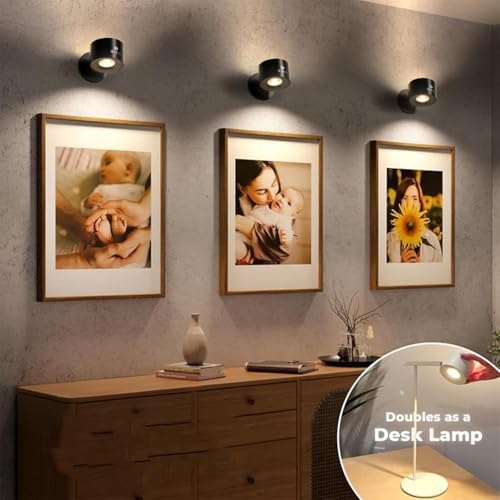 Glowright Lights 360 Rotating Magnetic LED Lights White Set of 2