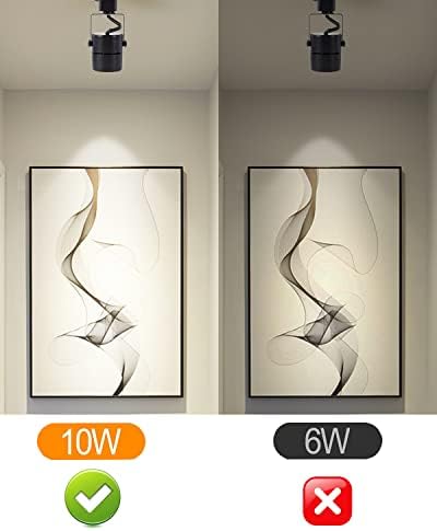 10W 4000K LED Track Lighting Heads Adjustable Dimmable for Kitchen Retail