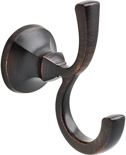 Delta Faucet 76435-RB Ashlyn Double Towel Hook SpotShield Venetian Bronze