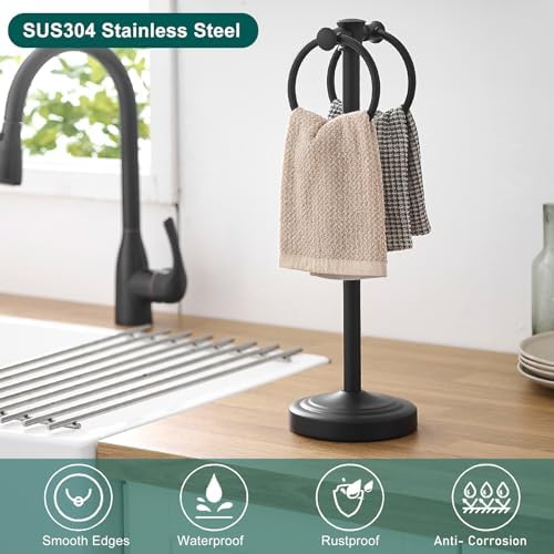 Sturdy Towel Rack with Counterweight