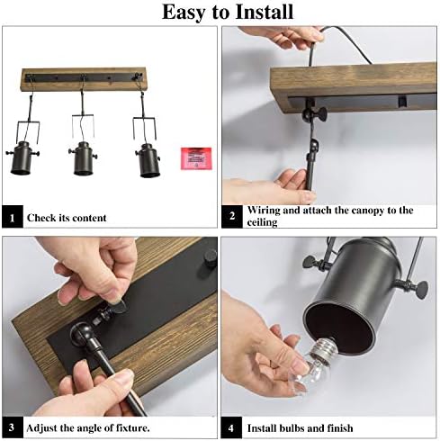 Stylish Adjustable Farmhouse Track Lighting