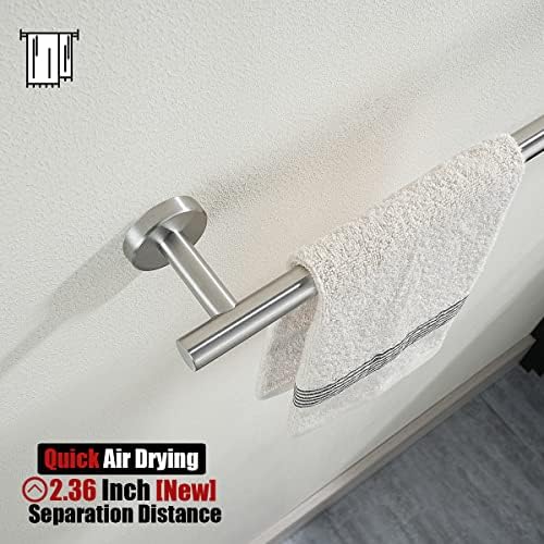 Space-Saving 36-inch 304 Stainless Steel Towel Bar