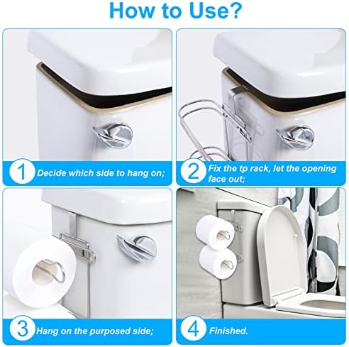 Over the Tank Toilet Paper Holder Stainless Steel