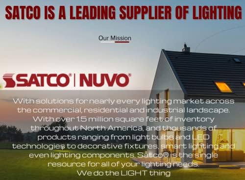 Brighten Your Space with the Nuvo Satco Close-Ceiling Light