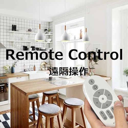 Remote Controlled Adjustable Pendant Light