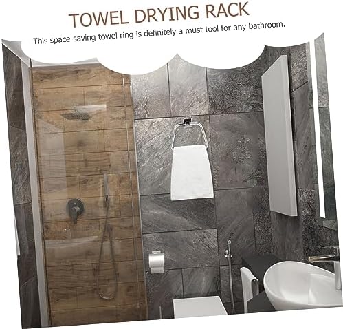 Garneck Modern Bathroom Towel Hanger Stainless Steel Round