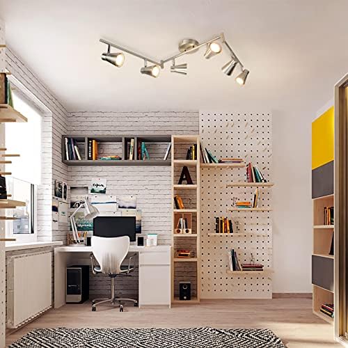 Illuminate Your Space with 6-Light Flexible LED Spot Lighting