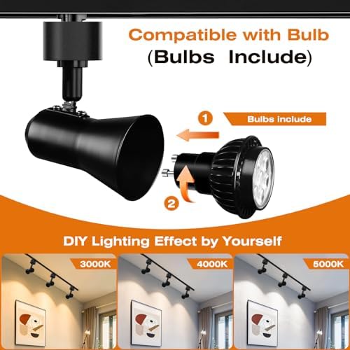 AOAXL Track Lighting H Type 4000K