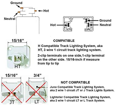 Direct-Lighting PAR38 Black Track Lighting Head E26 H3 90W 350 Rotate