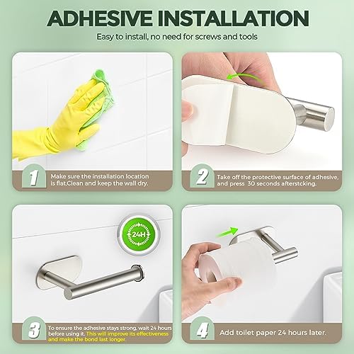 Professional Adhesive Toilet Paper Holder