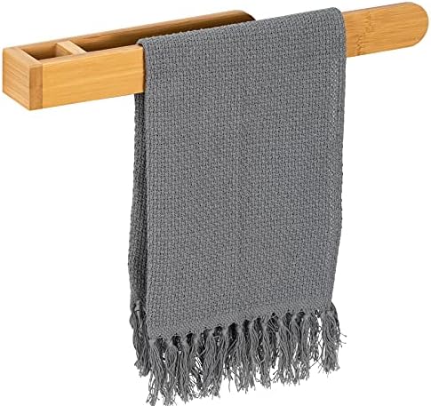 Sturdy Bamboo Towel Holder for Bathrooms