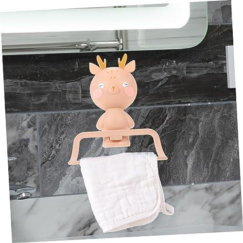 Cute Cartoon Elk Towel Holder
