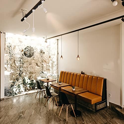 Set of Three Flexible Modular Aluminum Track Lighting Systems with Cool White