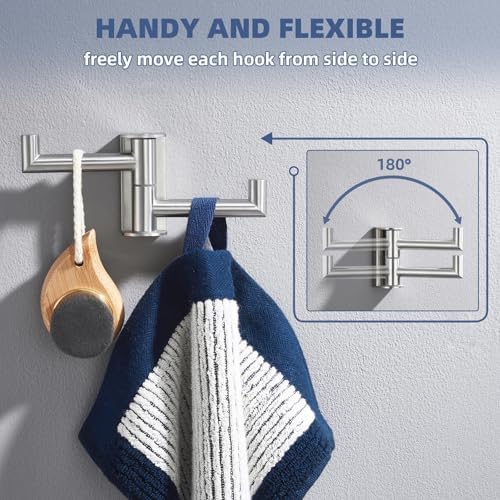 Angle Simple Swivel Towel Hook