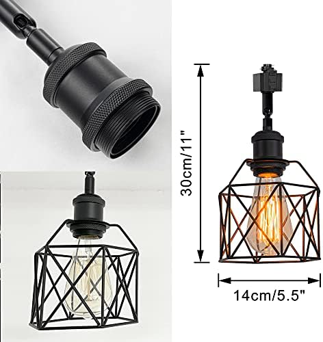 Perfect Retro Lighting E26 Bulb Compatible Universal Track Head