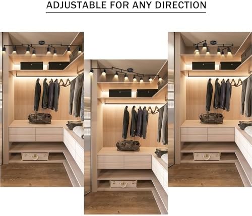 Modern Black Track Lighting Kit for kitchens and more