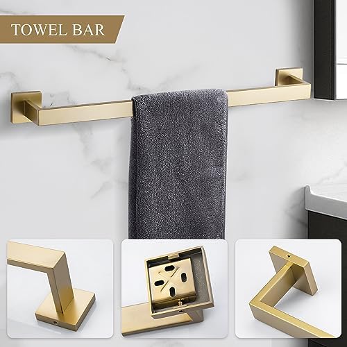 TURS 4-Piece Bath Towel Bar Set for Modern Bath Design